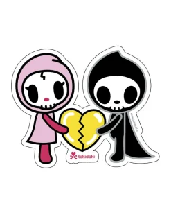 Adios And Ciao Ciao Heart Die Cut Sticker