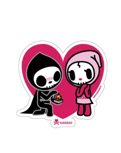Adios & Ciao Ciao Together Forever Die Cut Sticker
