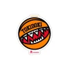 Basketball Braces Die Cut Sticker