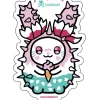 Blossom Bunny Die Cut Sticker