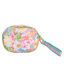 Candy Craze Round Zip Pouch Wristlet