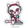 Capt. Whiskers Die Cut Sticker