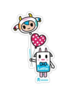 Celebration Latte Die Cut Sticker