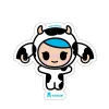 Chibi Mozzarella Die Cut Sticker