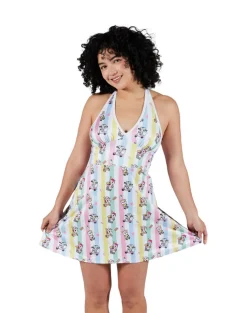 Gelato Halter Skater Dress