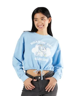 Head in the Clouds Cropped Sweatshirt