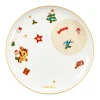 Holiday Wishes 8" Ceramic Plates - Set of two