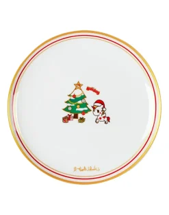 O Christmas Tree 8" Ceramic Plates - Set of two