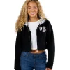 Peace & Bears Cropped Hoodie