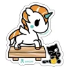 Ponzu Unicorno Die Cut Sticker