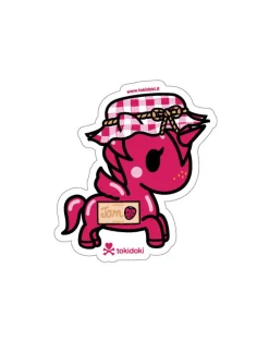 Strawberry Jam Unicorno Die Cut Sticker