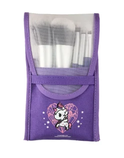 The Crème Shop x tokidoki Digital Princess Mini Travel Brush Set