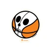 tokidoki Basketball Die Cut Sticker