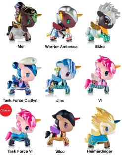 tokidoki x ARCANE Unicorno Black Light Chrome Blind Box