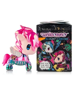 tokidoki x ARCANE Unicorno Black Light Chrome Blind Box