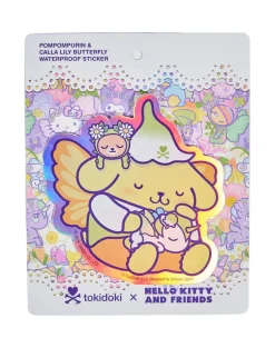 tokidoki x Hello Kitty and Friends Butterfly Garden Pompompurin & Calla Lily Butterfly Sticker