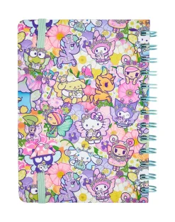 tokidoki x Hello Kitty and Friends Butterfly Garden Spiral Notebook