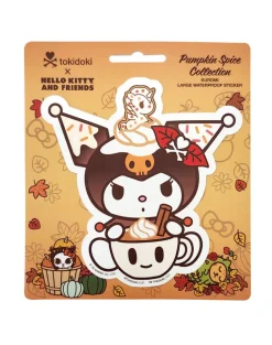 tokidoki x Hello Kitty and Friends Pumpkin Spice Kuromi Sticker