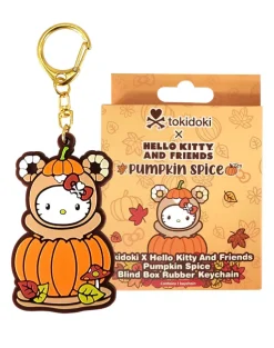 tokidoki x Hello Kitty and Friends Pumpkin Spice Rubber Keychain Blind Box