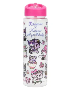 tokidoki x Kuromi & My Melody Garden Party Water Bottle