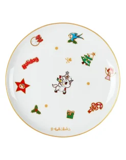 Winter Wonderland 8" Ceramic Plate - Set of two